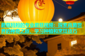 蘑菇妈妈的专业蘑菇视频：探索真菌世界的神奇之旅，学习种植和烹饪技巧