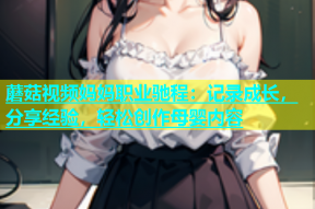 蘑菇视频妈妈职业驰程：记录成长，分享经验，轻松创作母婴内容