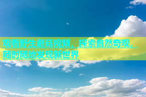 观看野生蘑菇视频，探索自然奇观，随时随地发现新世界